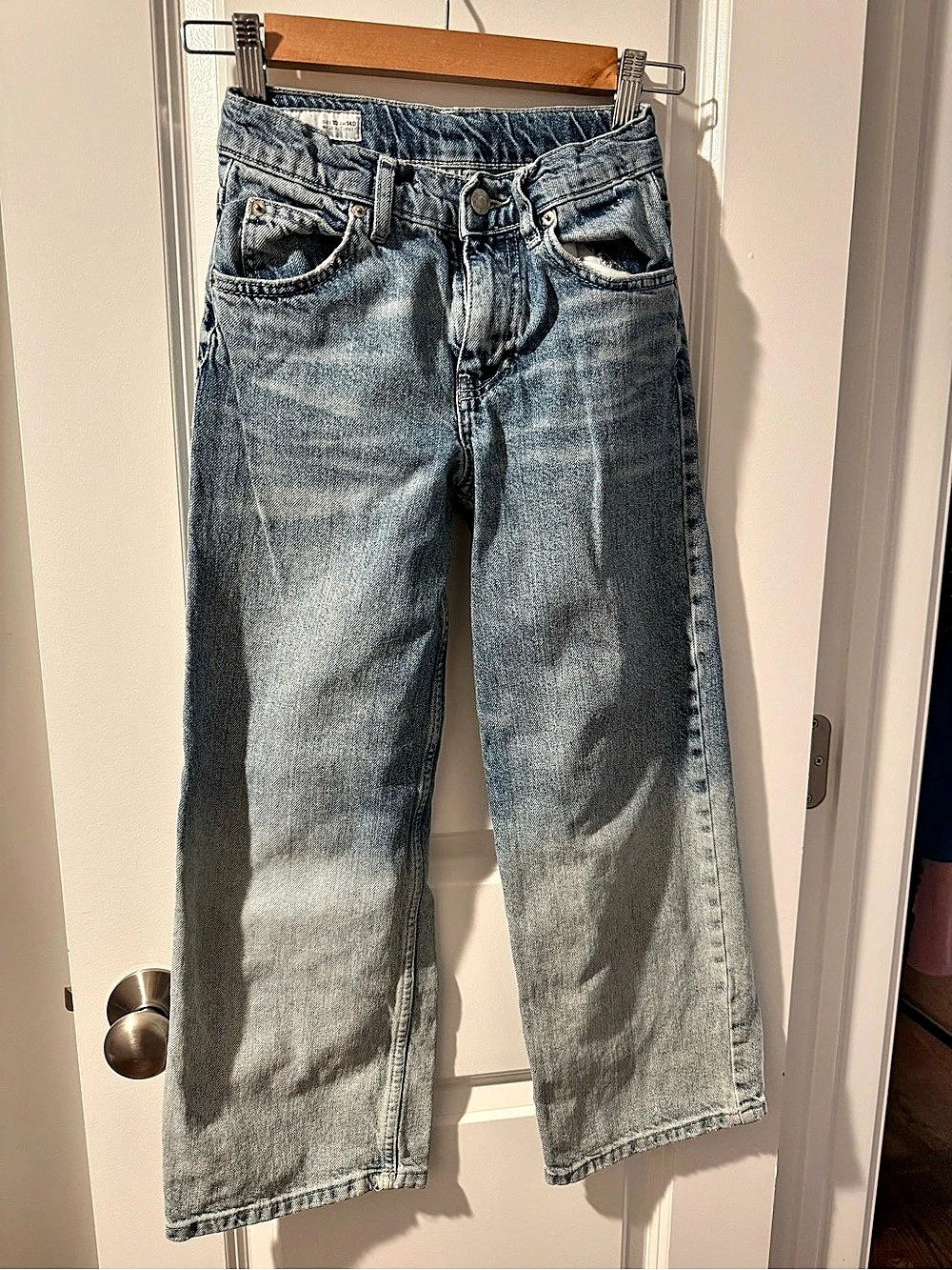 Zara Straight Leg Jeans in Blue US girls size 10
